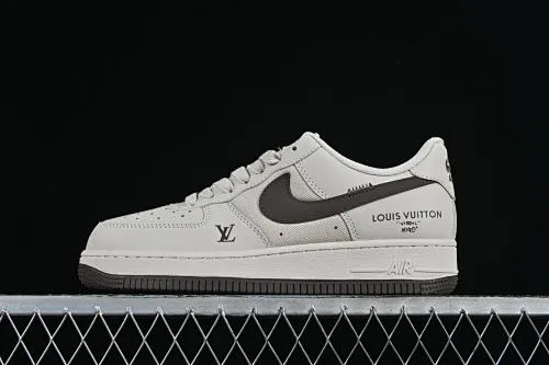 All categories Nk Air Force 1 Air Force series Nk Air Force 1 Low Air Force low-top Nike Air Force 1'07 Low LV co-branded mesh splicing beige Air Force 1 low-top casual sneakers QW5836-004